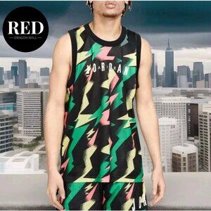 Air Jordan Jumpman Printed Basketball Jersey - CZ4738-307 - Men's Size M